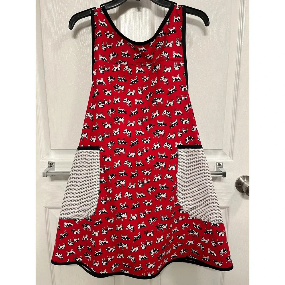 Kitchen Apron Farm Apron Cow Apron Sizes XS-L Cross back apron cottagecore apron